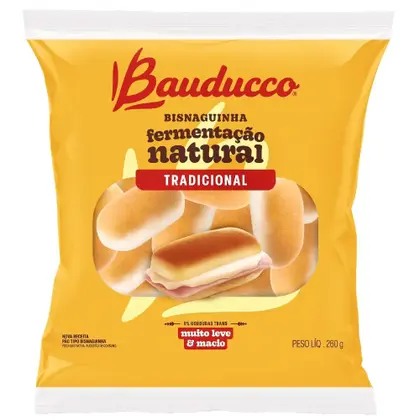 Bisnaguinha Fermentação Natural Tradicional Bauducco