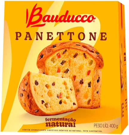 Panetone Bauducco Tradicional Frutas 400g un