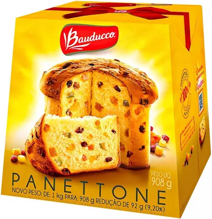 Panettone Bauducco 908g Tradicional Frutas