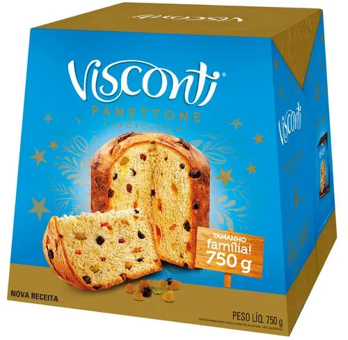 Visconti Panettone Frutas 750g